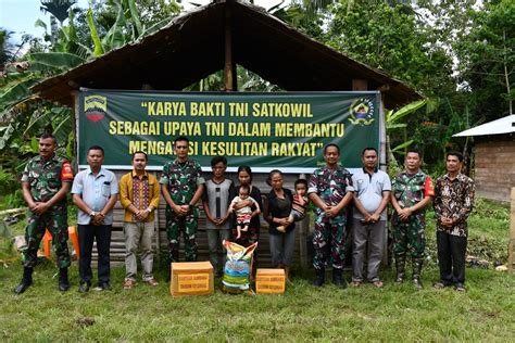 Kodim 0213 Nias Bangun Rumah Tidak Layak Huni RTLH Harian Kriminal