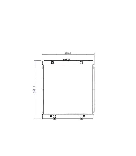 Radiator For Generator Perkins Bruno Kva Kohler J Kva