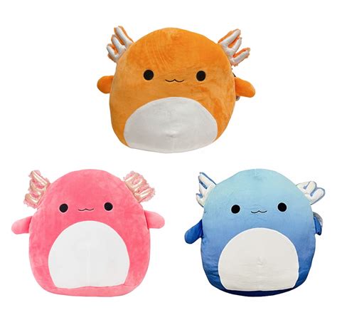 Buy Squishmallows Official Kellytoy 5 Mini Axolotl Set Of 3 Plush