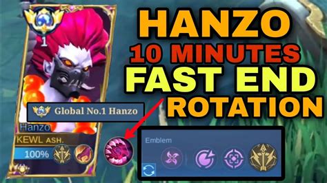 HANZO 10 MINUTES FAST END Hanzo Users Try This Trick For Easy Win