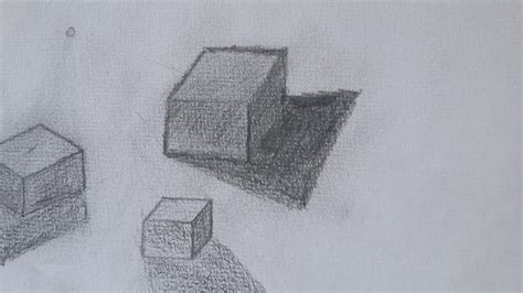 Mastering Shadows Sketching A Cube With Realistic Shading Youtube