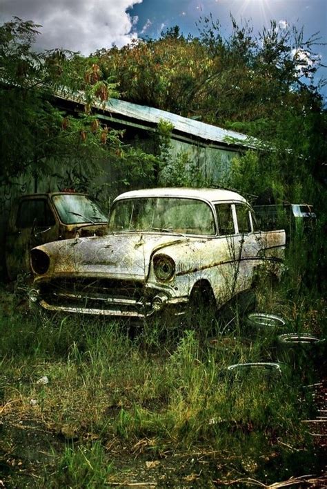 1957 Chevy Abandoned Cars Abandoned Old Cars