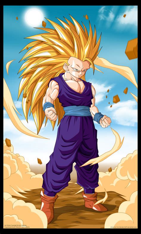 Dragonball Af Gohan Ssj3 By Moxie2d On Deviantart