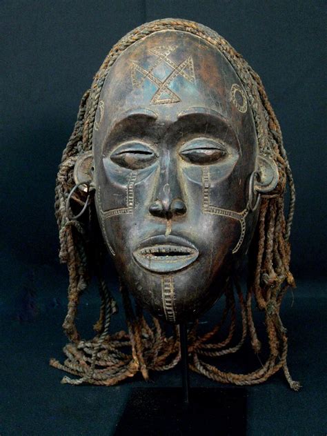 Chokwe Mask 158 African Mask Tribal Art Primitive Art Chokwe