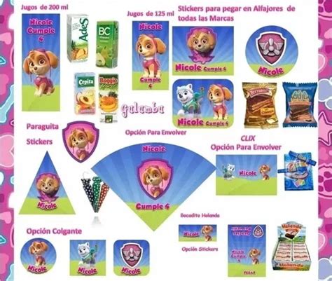 Kit Imprimible Paw Patrol Skye Patrulla Canina Nena Everest En Venta En