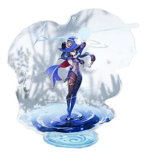 Figura Mona Megistus Acrílico Genshin Impact Envío gratis