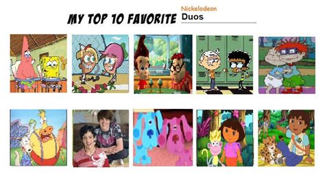 My Top 10 Favorite Nickelodeon Duos By Musclebobman93 On Deviantart