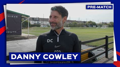 Danny Cowley Pre Match Pompey Vs Peterborough Youtube