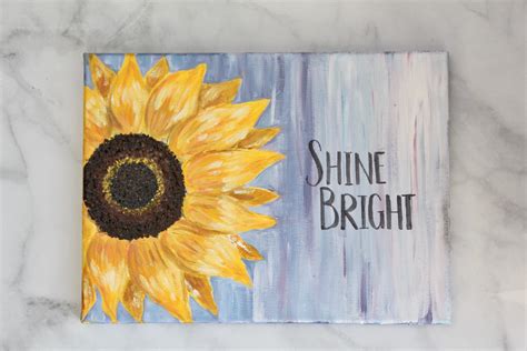 How To Paint A Sunflower Learn To Paint For Beginners Series