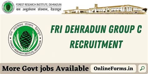 FRI Group C Recruitment 2022 Result MTS LDC Driver Technician