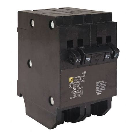 Square D A X X Pole Miniature Circuit Breaker Homt V