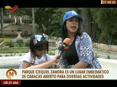 Parque Ezequiel Zamora ícono de la historia en Caracas lugar de sano