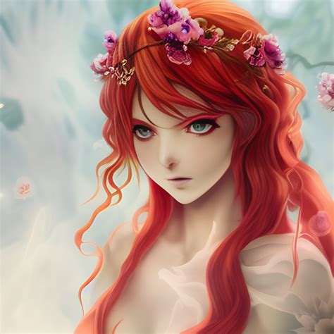 Realistic Beautiful Anime Girl With Red Hair 8 By Tobithenoob On Deviantart