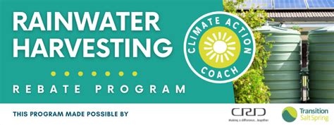 Rainwater Harvesting Rebate Program Transition Salt Spring Society