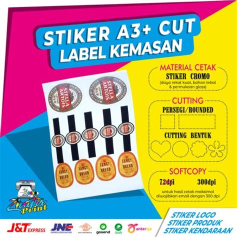 Jual Cetak Sticker Label Kemasan Cetak Stiker Logo Kendaraan Uka3