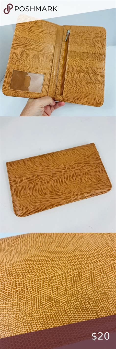 Snakeskin Wallet Card Receipt Keeper Travel Card Wallet Wallet