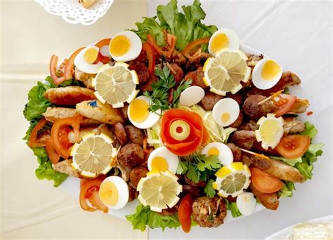 Premium Photo | Catering buffet or party food appetizers image of a