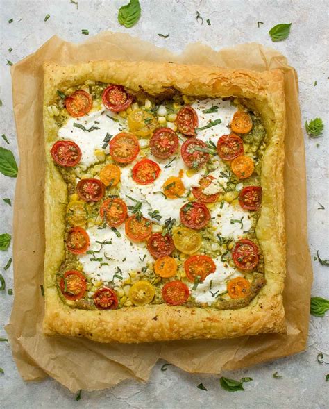 Puff Pastry Tomato Tart Summer Tomatoes Shine In This Super Easy