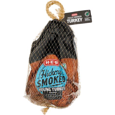 H E B Select Ingredients Hickory Smoked Whole Young Turkey Shop