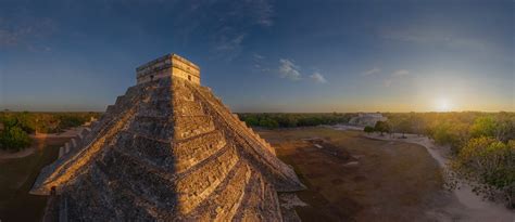 Maya Pyramids Chichen Itza Mexico 360° Aerial Panoramas 360