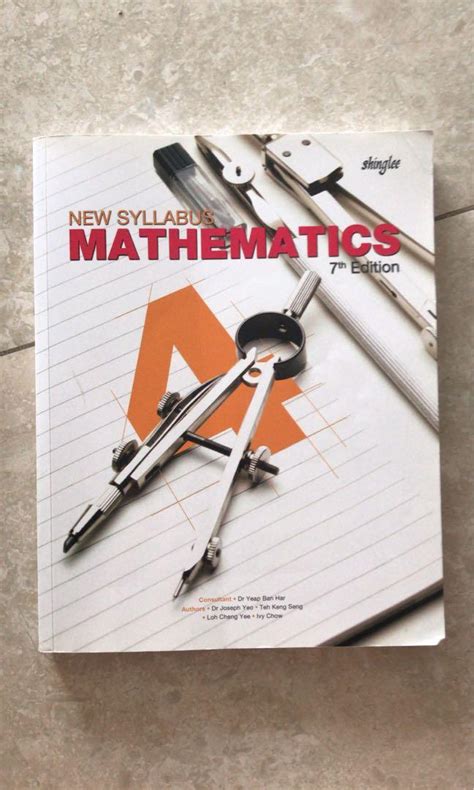 Shinglee New Syllabus Mathematics Th Edition Book Hobbies Toys