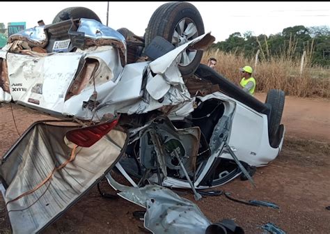 Acidente envolve quatro veículos na BR 163 em Lucas do Rio Verde