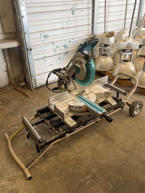 Makita Ls1016 Miter Saw W Delta Universal Miter Sawplaner Stand For Sale