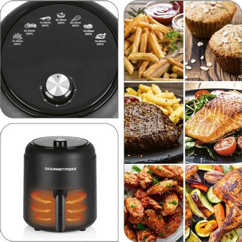 Gourmetmaxx Hetelucht Friteuse L Zwart Airfryer Reviews