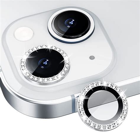 Oncraves Diamond Camera Lens Protector For Apple Iphone 13 Hd Clear