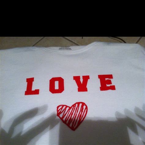 DIY tshirt for Valentine's Day Iron on letters and puff paint | T shirt ...