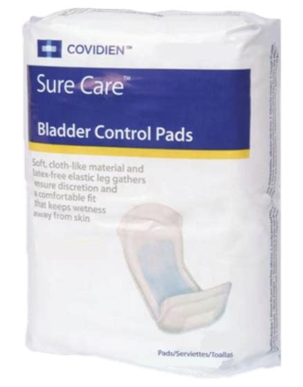 Surecare Bladder Control Pads Extra Heavy Absorbency 4 X 145 In