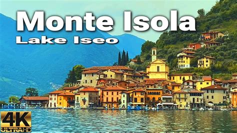 Monte Isola See The Most Beautiful Villages In Italy 4k Walking Tour