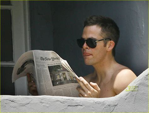 Chris Pine Is Shirtless Picks His Nose Photo 1928851 Chris Pine