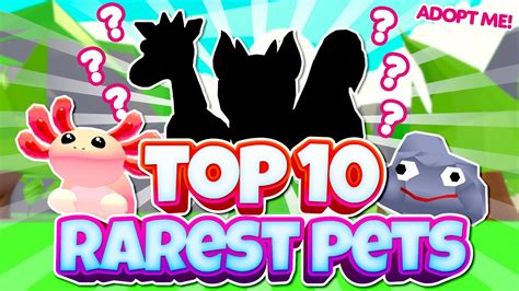 Top 10 Rarest Pets In Adopt Me 2021 🥇roblox Youtube