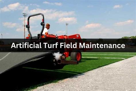 Artificial Turf Field Maintenance - Sports Venue Calculator