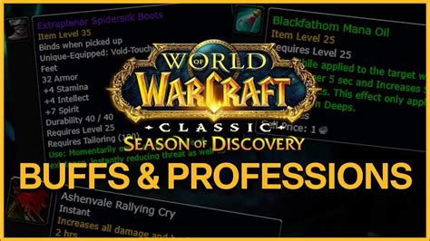 Wow Classic Sod Full Explanation Of World Buffs And Consumables