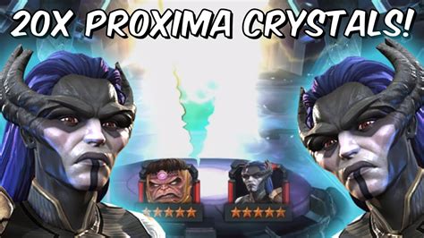 20x 5 Star Proxima Midnight Grandmaster Featured Crystal Opening Marvel Contest Of Champions