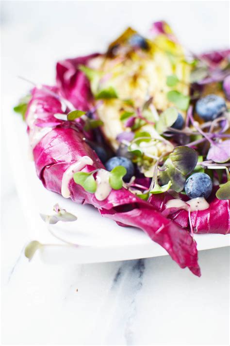 This Radicchio And Endive Salad With Fresh Berries Is So Delicious