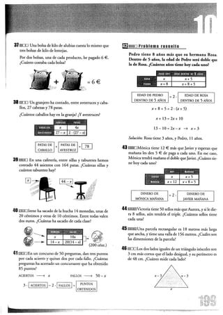 Ecuaciones 1 Eso Pdf