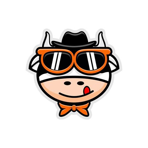 COW HEAD VECTOR 18964368 Vector Art at Vecteezy