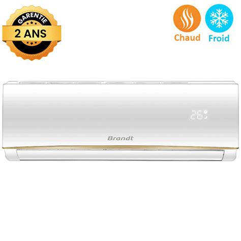 Climatiseur Brandt 18000 BTU Chaud Froid Blanc Au Meilleur Prix En