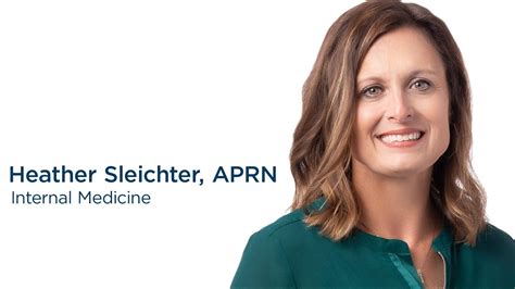 Heather Sleichter Aprn Internal Medicine Group Youtube