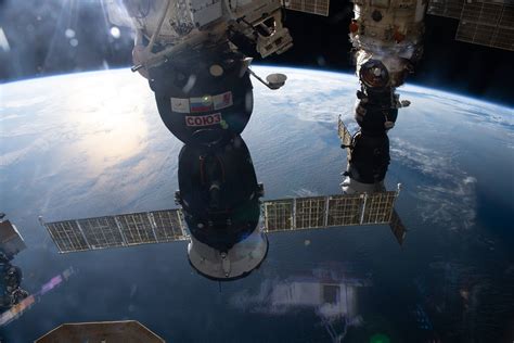 Two Soyuz Crew Ships Are Docked At The Space Station Flickr