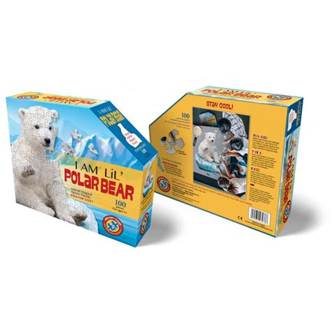 I Am Polar Bear Puslespil 100 Brikker Madd Capp Puzzles