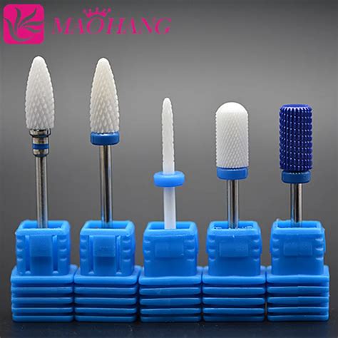 Maohang 1pcs Ceramic Nail Drill Bit Milling Cutter Nail Files For Nail