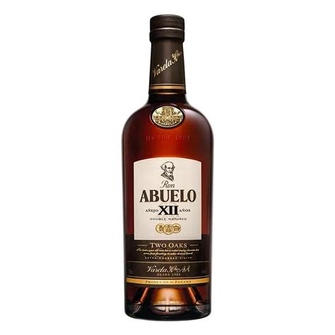 Pack De 2 Ron Abuelo Añejo Xii Two Oaks 750 Ml Abuelo Añejo Xii Two