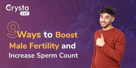 9 Ways To Boost Male Fertility And Increase Sperm Count Crysta Ivf