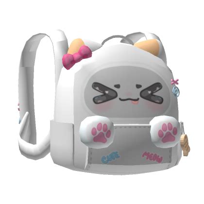 Mochila De Gato Kawaii Linda Con Patas Roblox