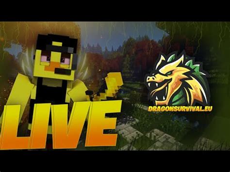 LIVE ON DYMY DragonSurvival EU Gildia Z Widzami Minecraft Na