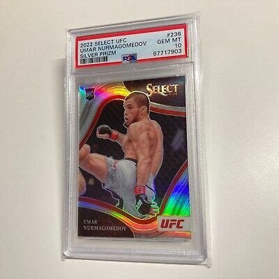 Umar Nurmagomedov Panini Select Ufc Octagonside Silver Prizm